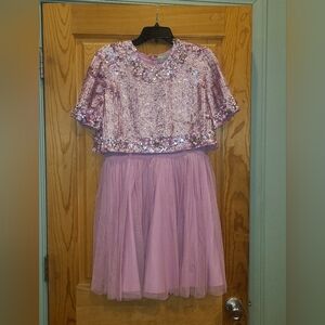 Asos Sparkling Pink Dress